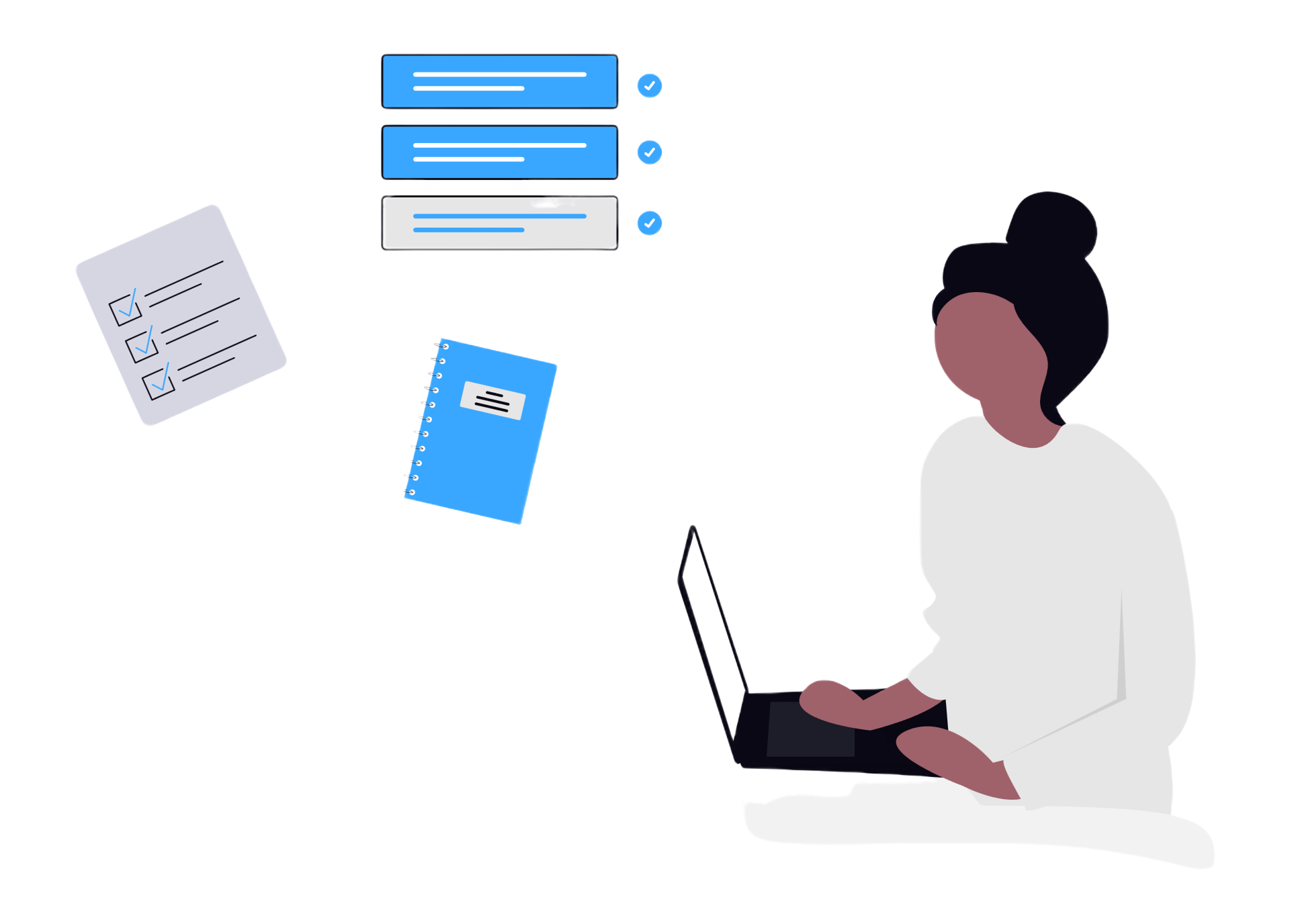 Illustration showcasing Stackatronix's technology solutions